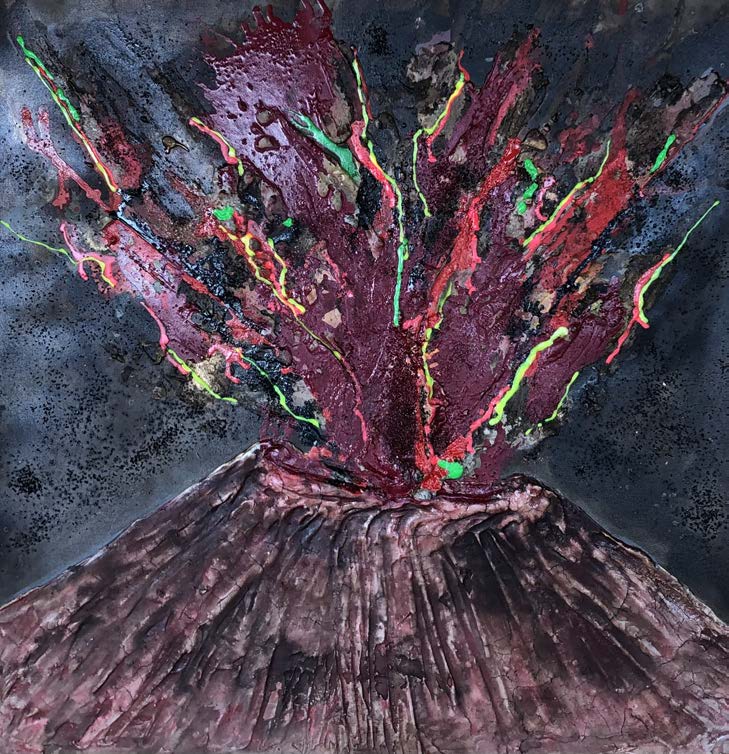Vesuvius ebrius est